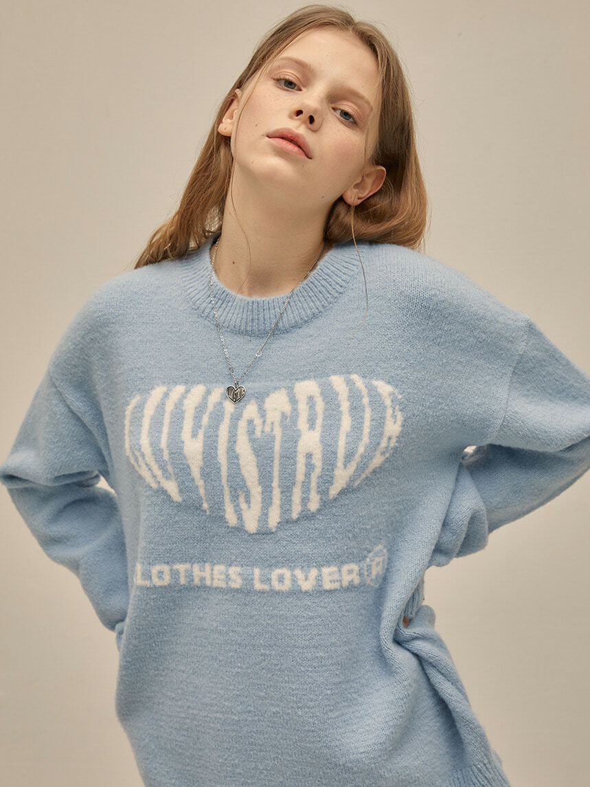 LUVISTRUE PO HEART KNIT