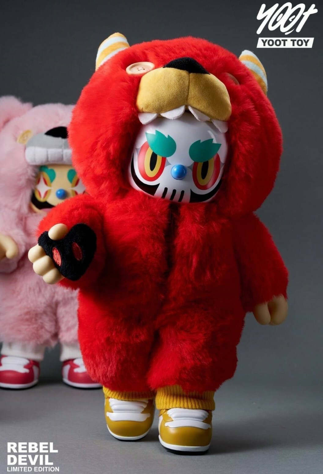 YOOT TOY REBEL x ANGEL 500% 愛心熊 叛逆小熊 天使 惡魔
