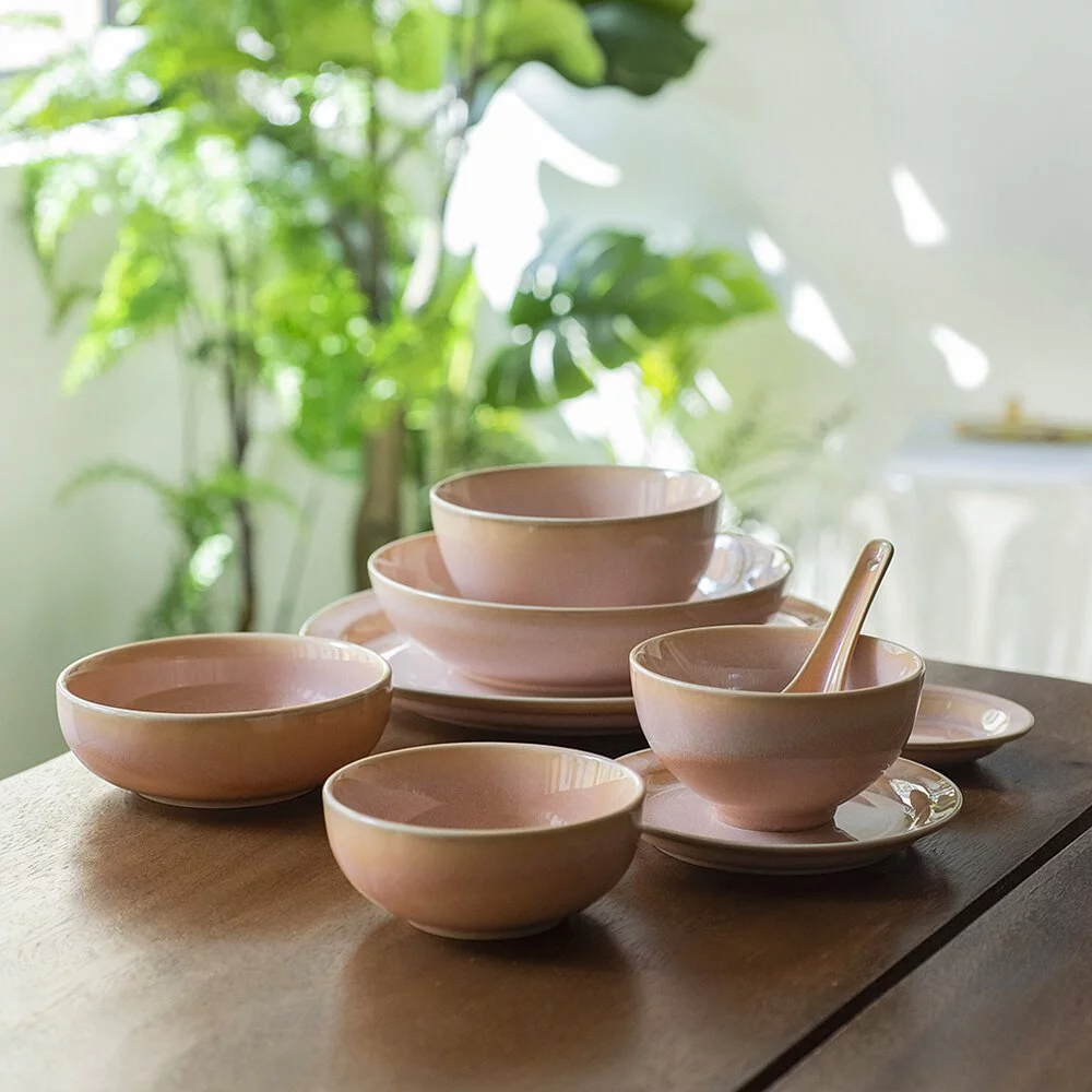 【Hook's嚴選】LOVERAMICS 愛陶樂 | Er-go! 玫瑰系列 - 小湯碗11.5cm / 早餐碗14cm / 湯盤20cm