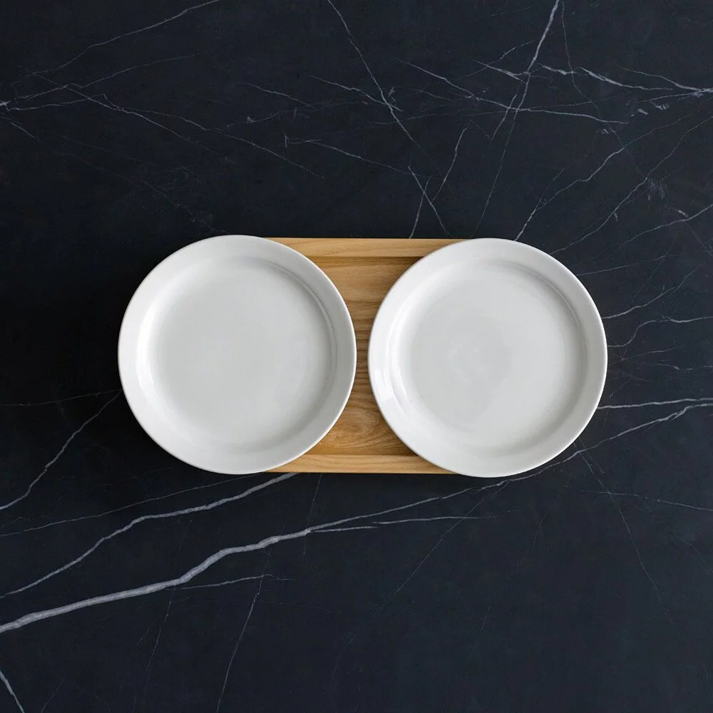 【Hook's嚴選】LOVERAMICS 愛陶樂 | Er-go! White系列 - 餐盤18cm