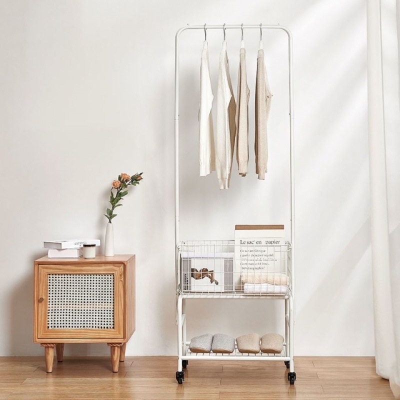 《1254》多功能移動推車衣帽架