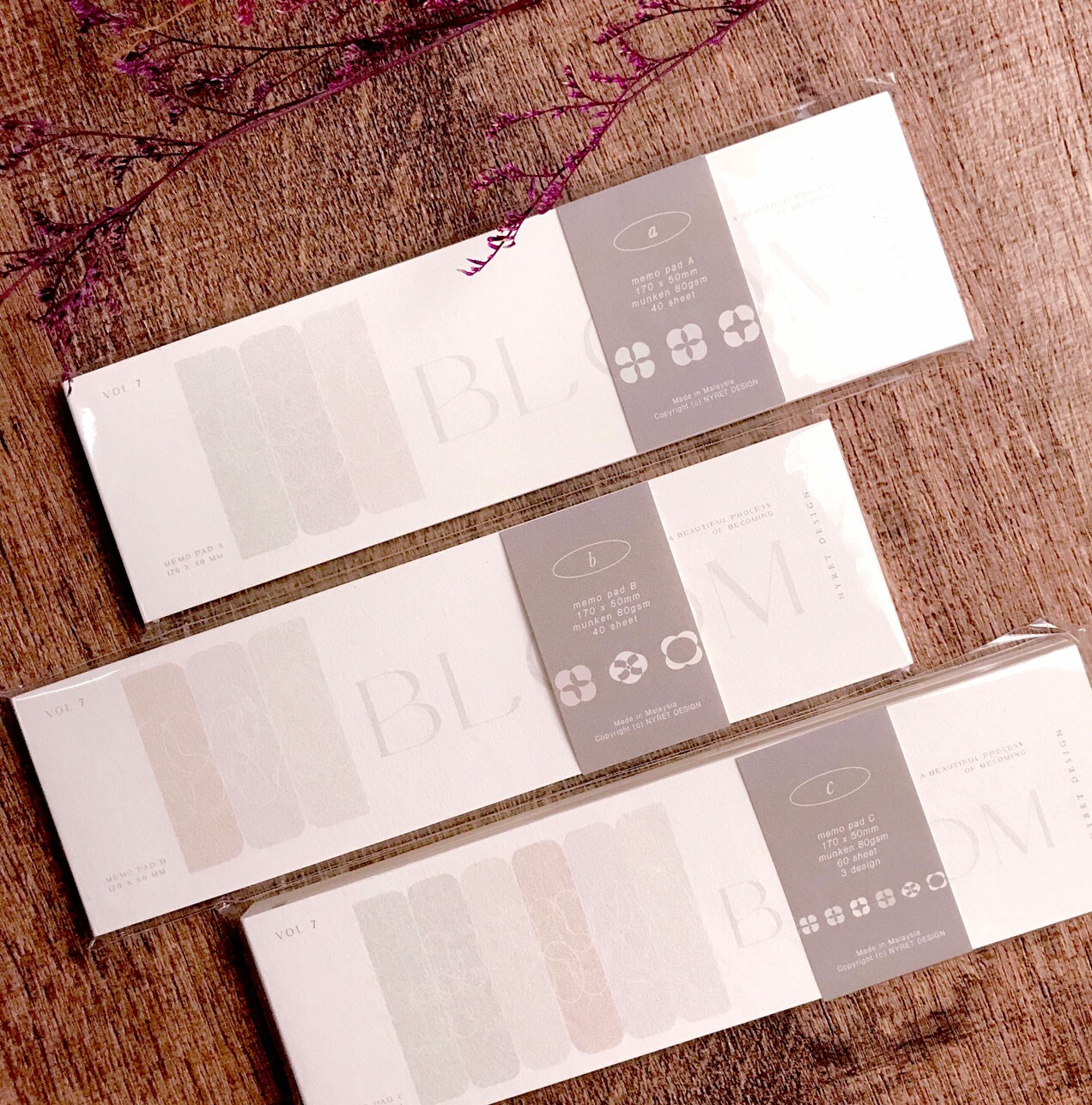 NYRET | Bloom Series 便箋本