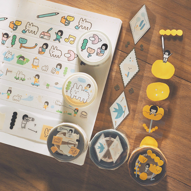 紙膠帶 PET 第六代 (5款)｜右手超人 臺灣