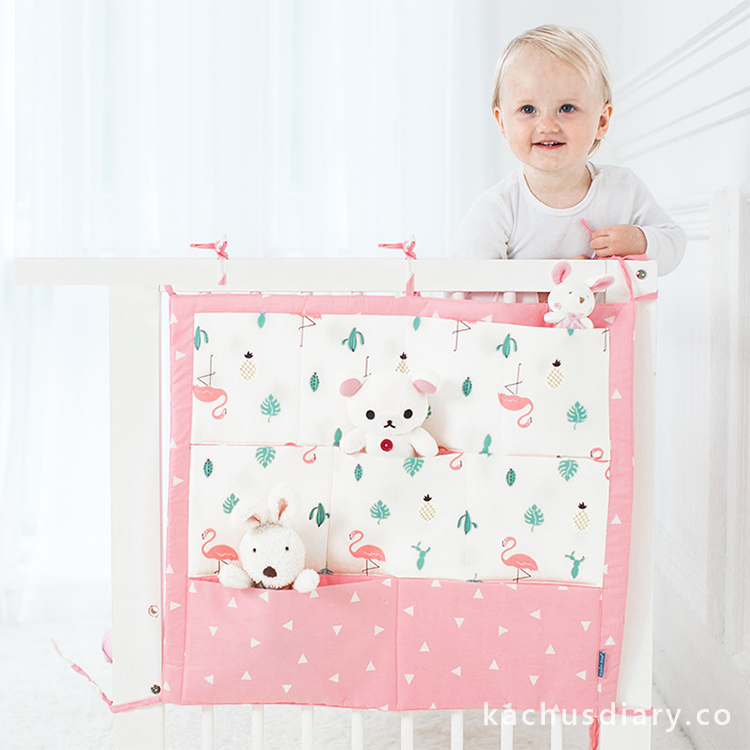 Cotton crib storage bag