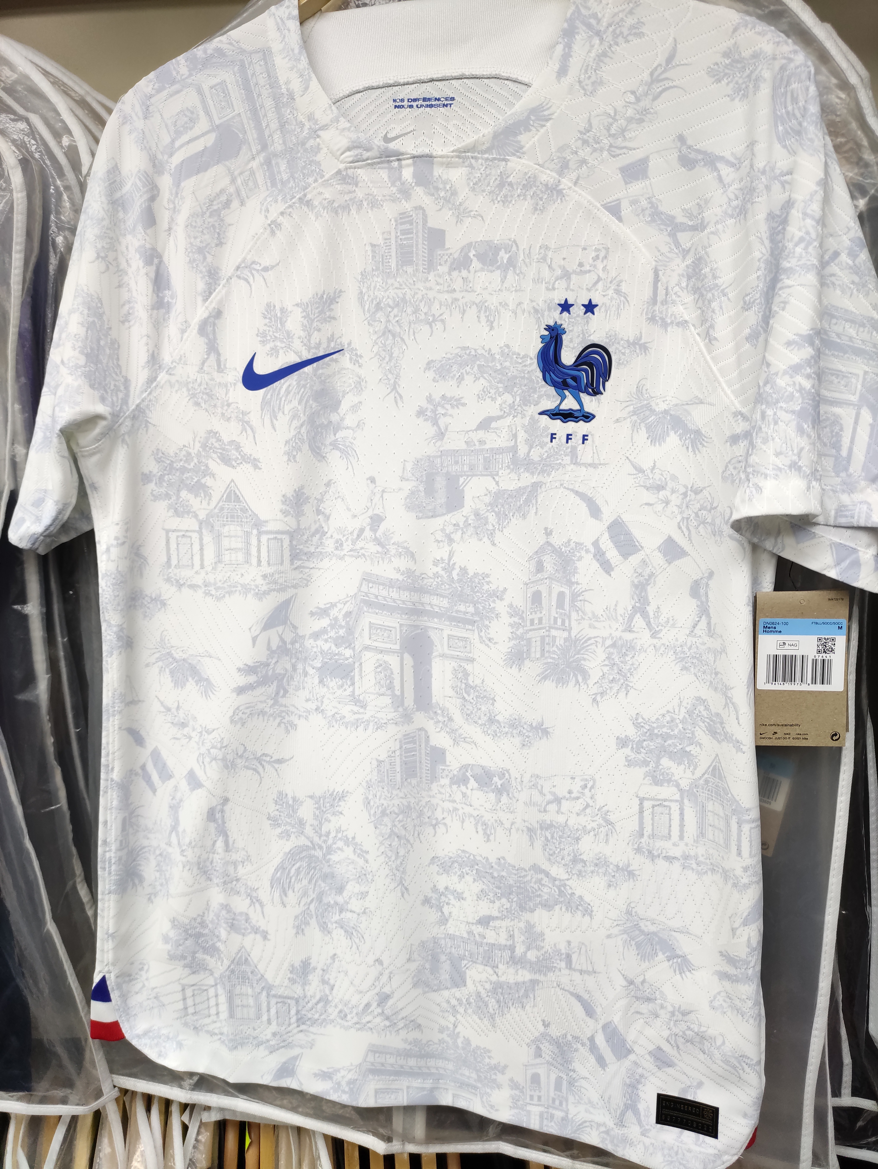 2022世界杯法國作客麥巴比球員版球衣