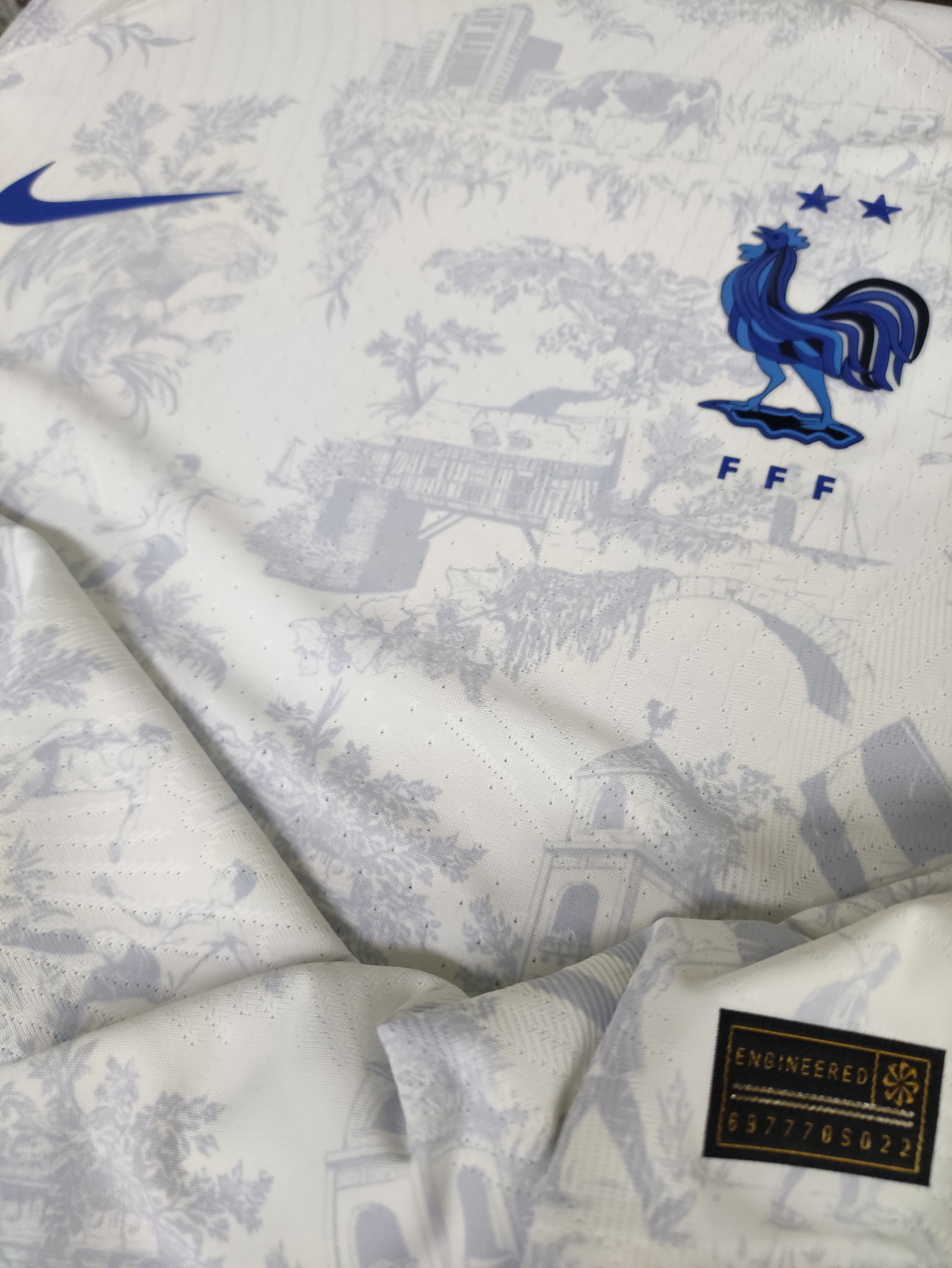 2022世界杯法國作客麥巴比球員版球衣