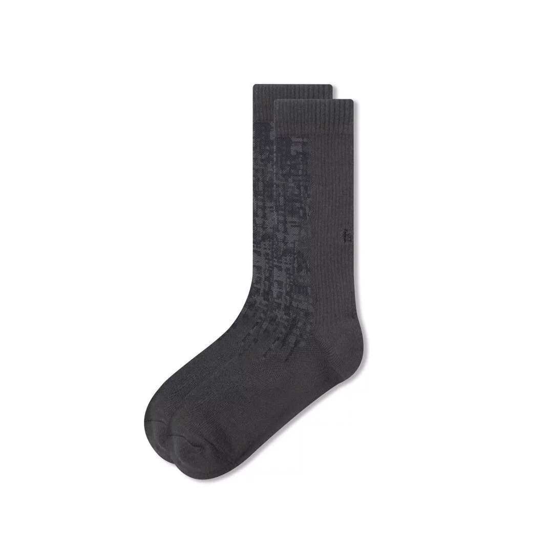faam DUSTY 鐵灰/岩杏 - 中高筒休閒運動襪