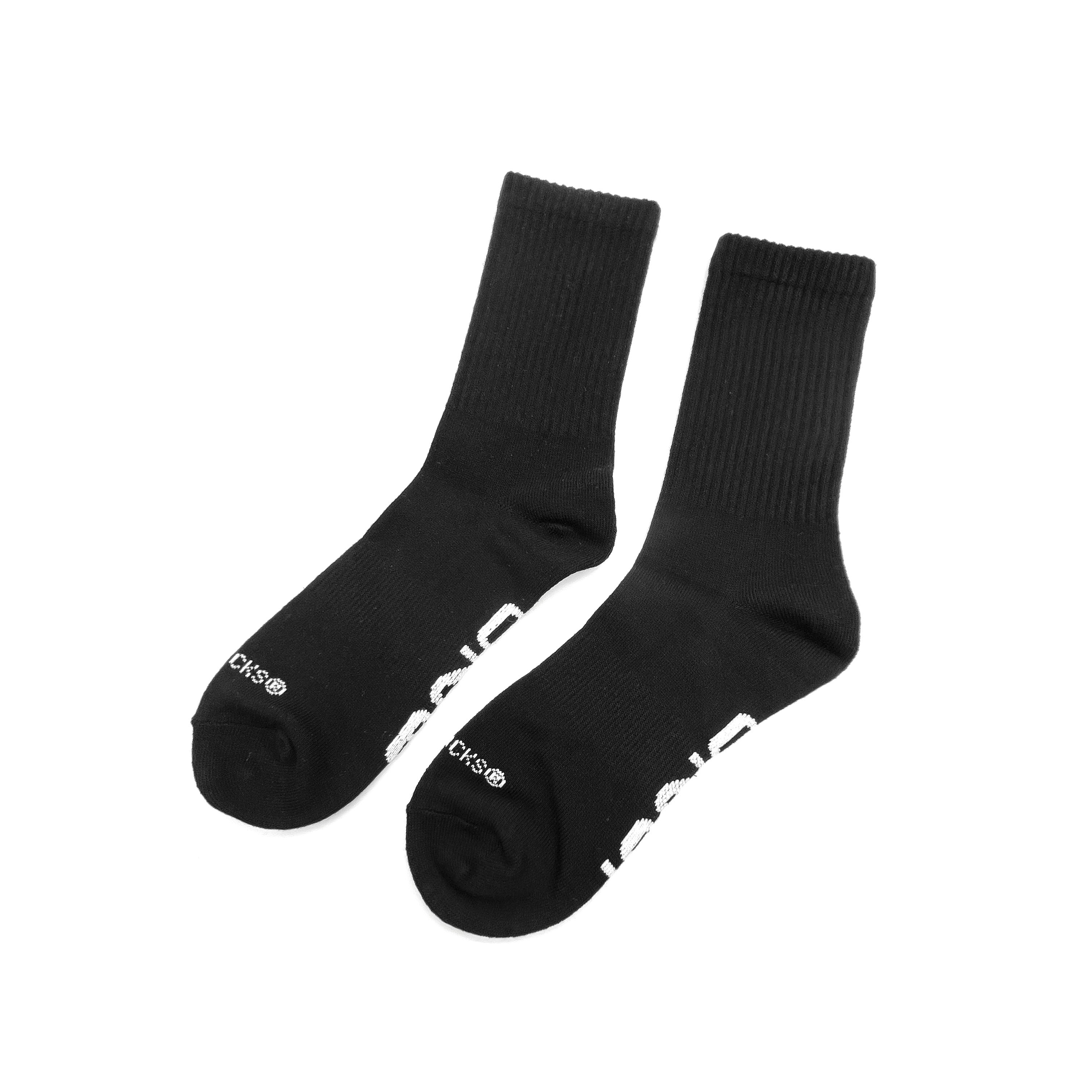 NICESOCKS我愛你就愛你長襪-黑