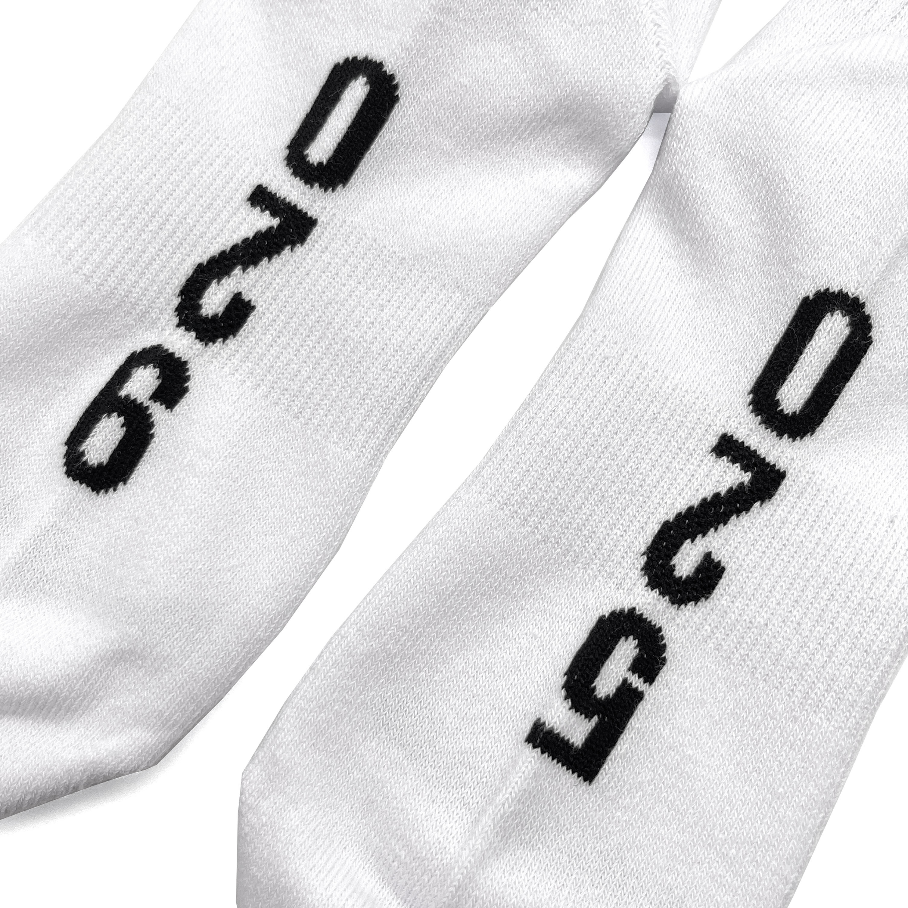 NICESOCKS我愛你就愛你長襪-白