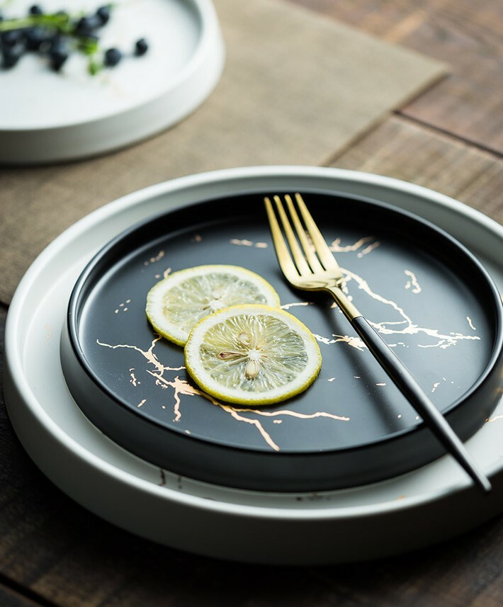 《1262》北歐大理石餐盤系列