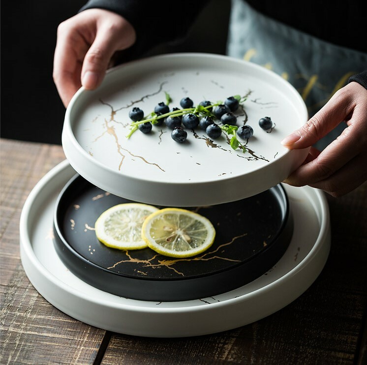 《1262》北歐大理石餐盤系列