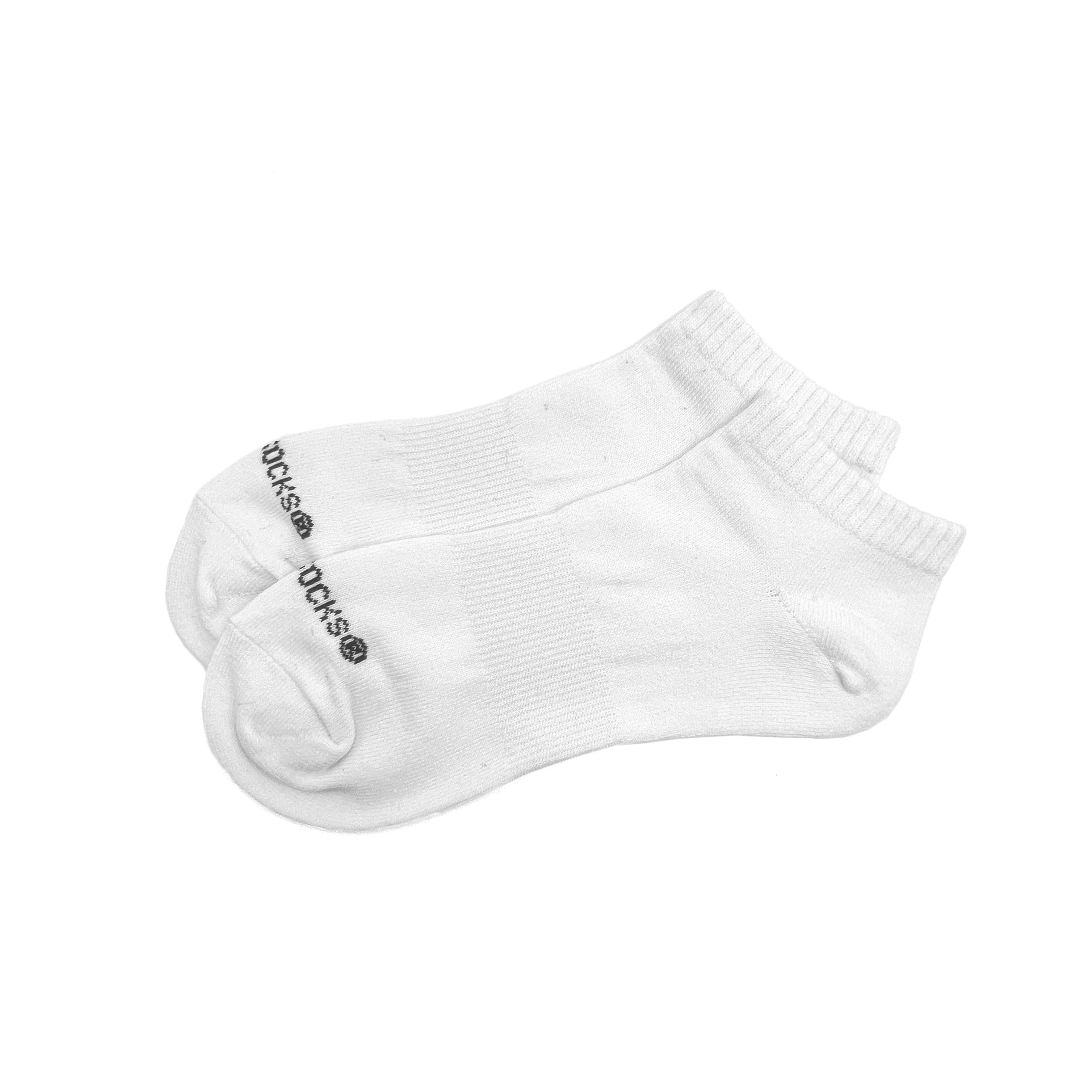 NICESOCKS LOGO踝襪-白