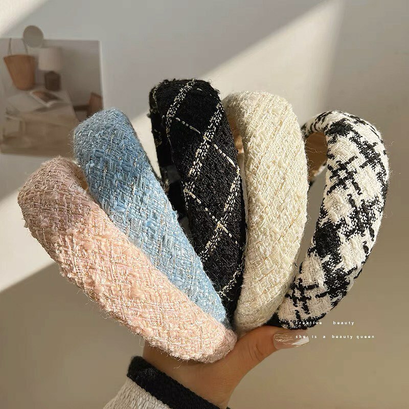 韓國質感小香風髮箍。五色