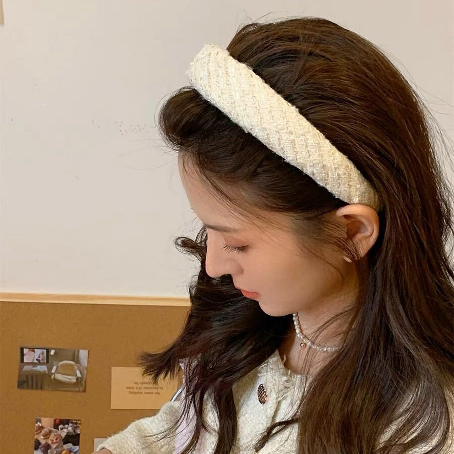 韓國質感小香風髮箍。五色