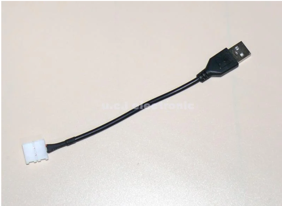 【UCI電子】(二X-1) usb轉10mm單色燈帶免焊對接頭快速連接器5050 連接頭5V