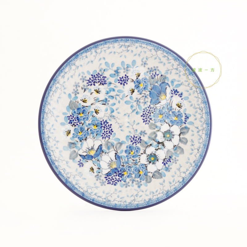 圓盤-Ø21cm-皎潔淡藍