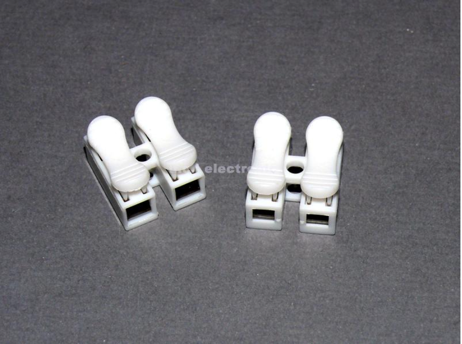 【UCI電子】(J-3)  CH-2 CH-3 接線端子 接線器接頭排柱快速彈簧按壓式對接兩位 電線連接器