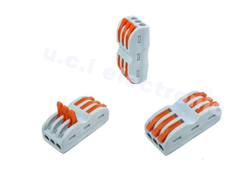 【UCI電子】(7-6) SPL-2 SPL-3 接線端子電線連接器 二進二出 三進三出 四進四出
