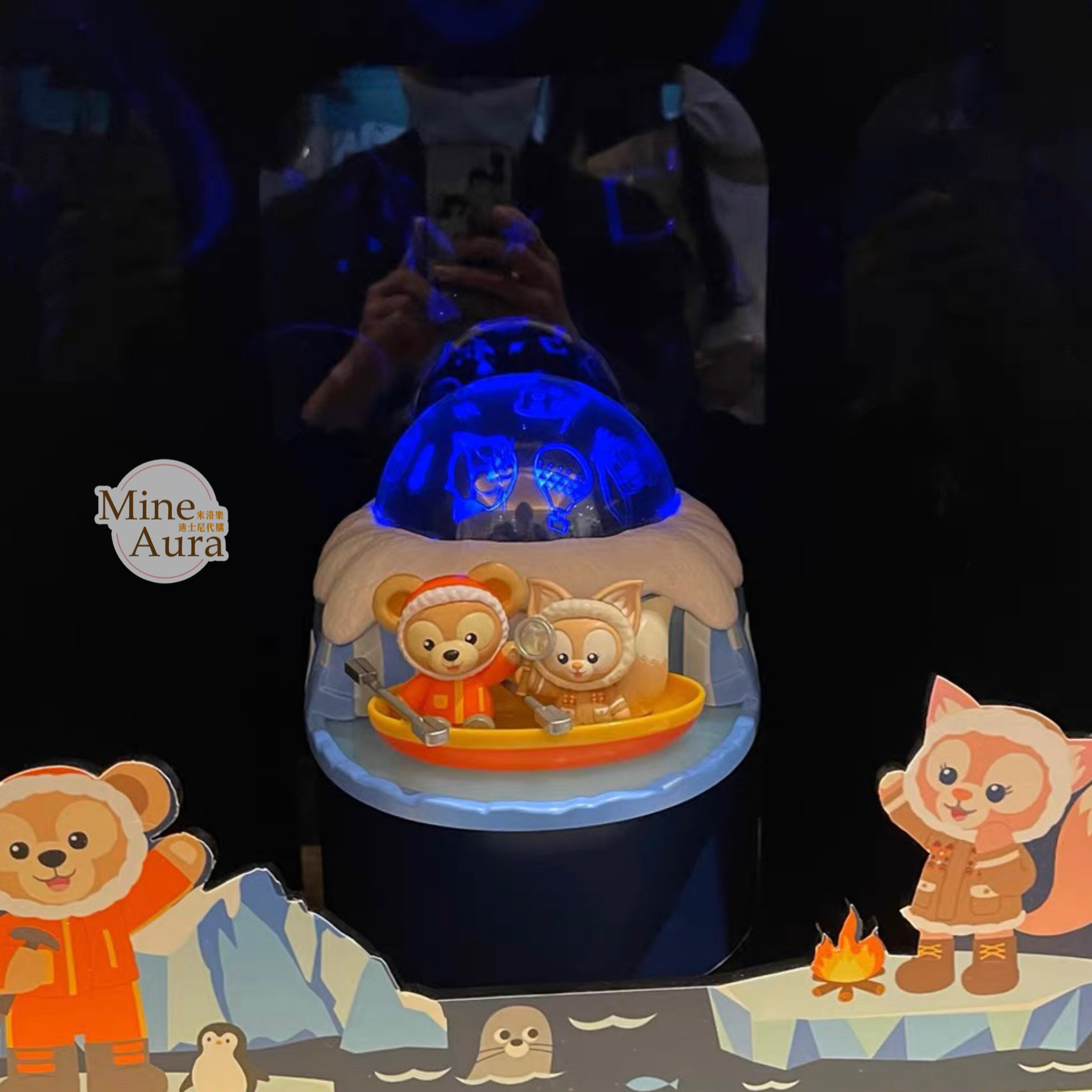 (特價現貨) 小小夢想家 達菲 Duffy 玲娜貝兒 Lina bell 發光造型 投影玩具 擺飾品 -上海迪士尼樂園