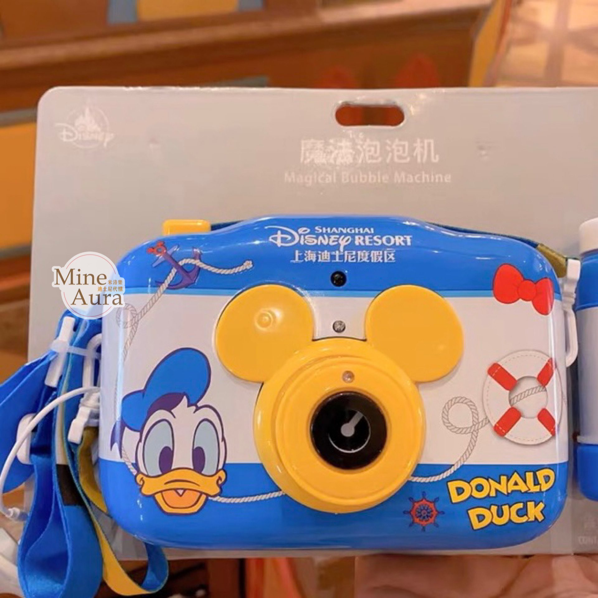 唐老鴨 Donald 相機造型 泡泡機 -上海迪士尼樂園