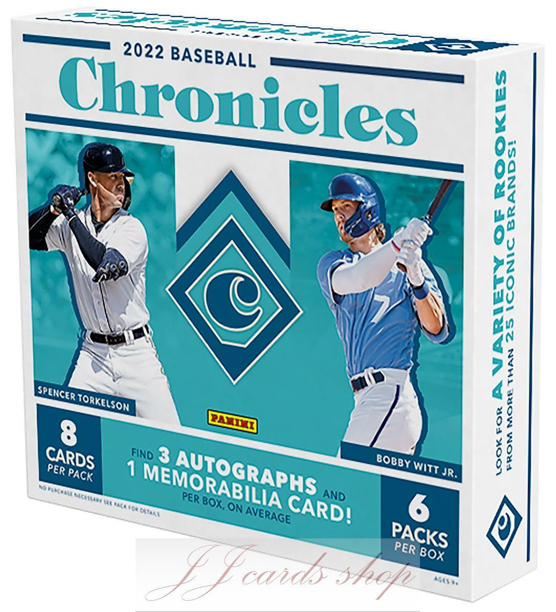 MLB 2022 Panini Chronicles Baseball 編年史系列 棒球卡 卡盒 ( 每盒 平