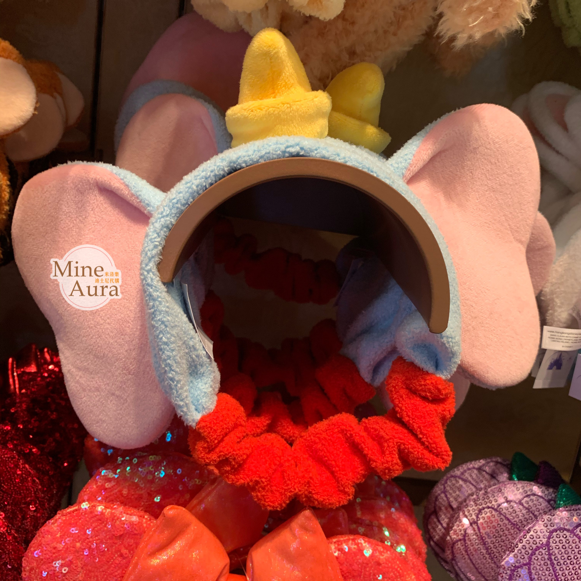 (現貨) 小飛象 Dumbo 立體耳朵造型 髮帶 洗臉髮帶 -香港迪士尼樂園