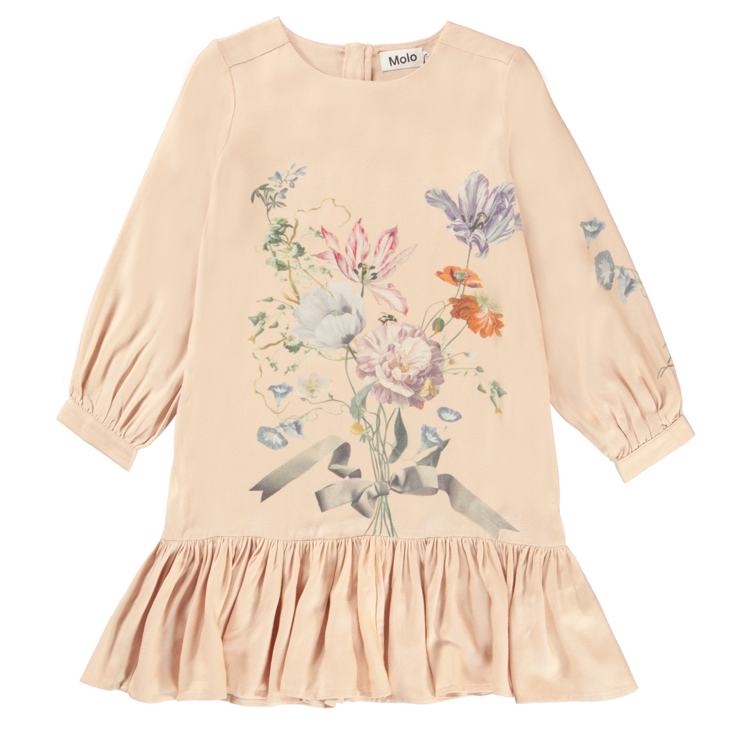 〖 Molo 〗粉膚花束澎袖洋裝