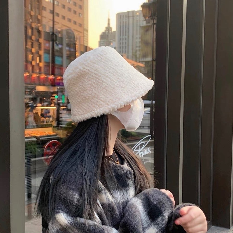 QQ毛斜車線漁夫帽/四色