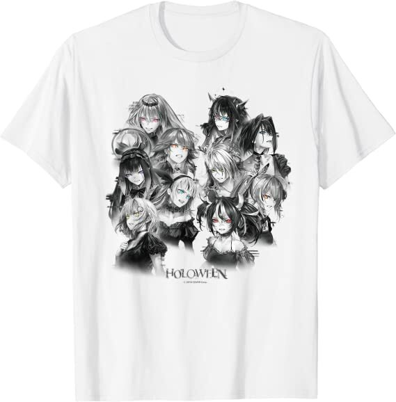 「官方代購」Hololive  HoloweEN 2022 Tee (黑/白) (定期訂購)