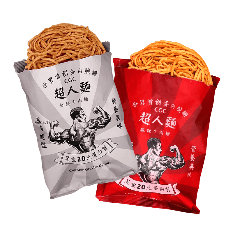 超人蛋白脆麵