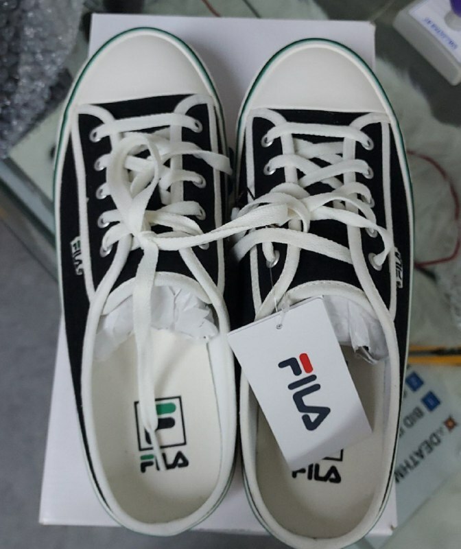 [S] FILA SCANLINE MULE,BLACK, 1XM01593E-001 (SFL101)