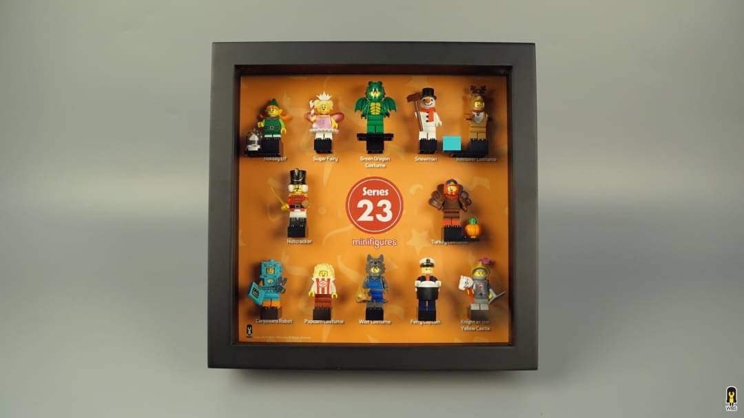 [飛米樂高積木磚賣店] 樂高專展示盒 71034 Minifigures-第 23 代 樂高人偶展示框