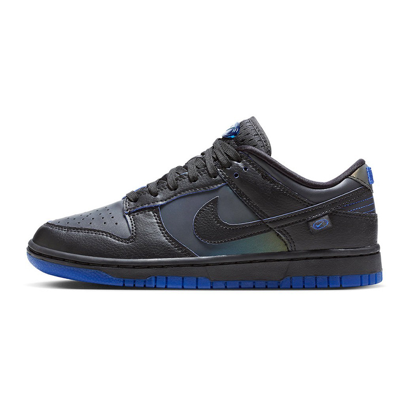 Nike Dunk Low " Iridescent/Royal Blue "  虹彩造型 黑藍  女鞋 FB1842-001 [台灣現貨]