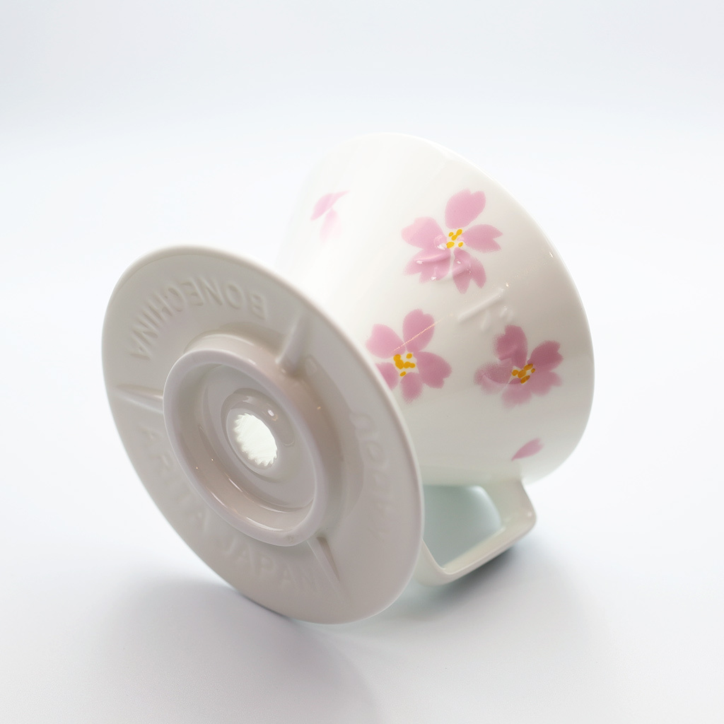 星芒濾杯 櫻花限定 骨瓷版 陶瓷濾杯 有田燒