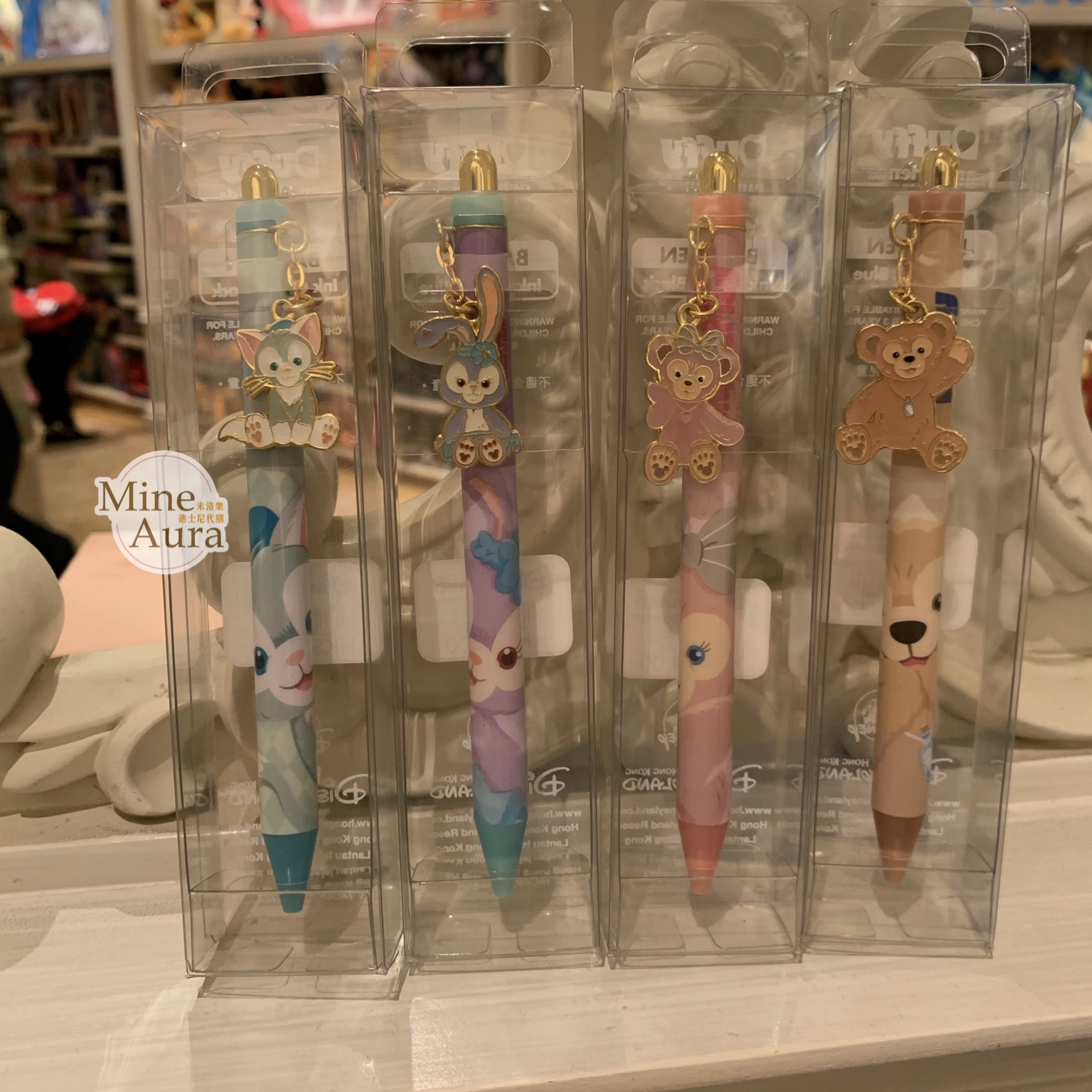 史黛拉露 星黛露 StellaLou 金屬墜飾 圓珠筆 文具用品 -香港迪士尼樂園
