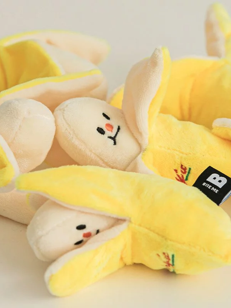 【韓國 BiteMe】BiteMe x Merry 香蕉造型｜藏食發聲玩具