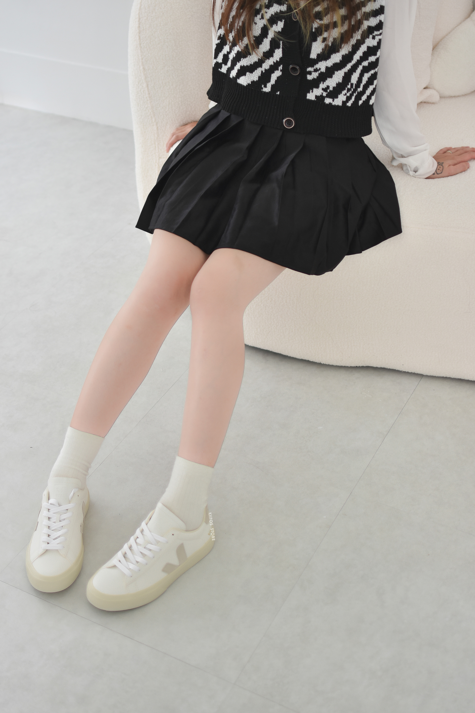 VEJA 經典小白鞋 厚底 CAMPO 奶白