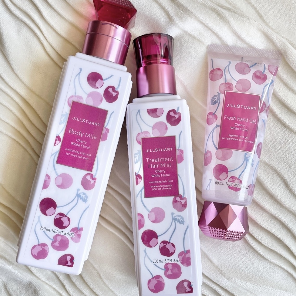 [限定] JILL STUART Lifestyle Holiday Collection Cherry White Floral 櫻桃白花香身體產品