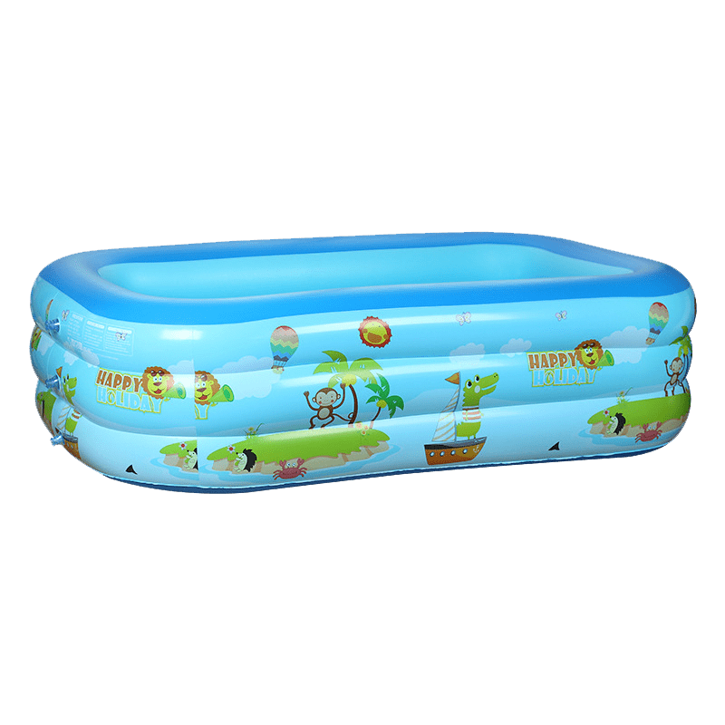 PVC三層印花充氣泳池