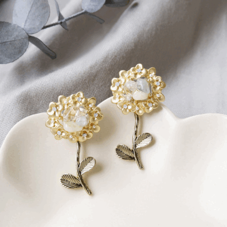 Ayatorie  紫陽花2way耳環/戒指