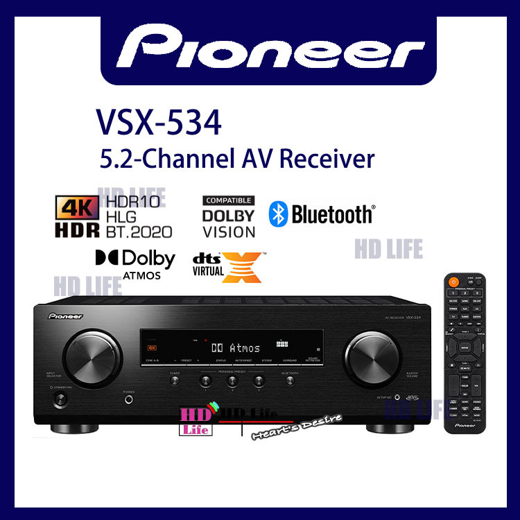 Pioneer VSX534 5.2聲道4K擴音機Pioneer VSX-534