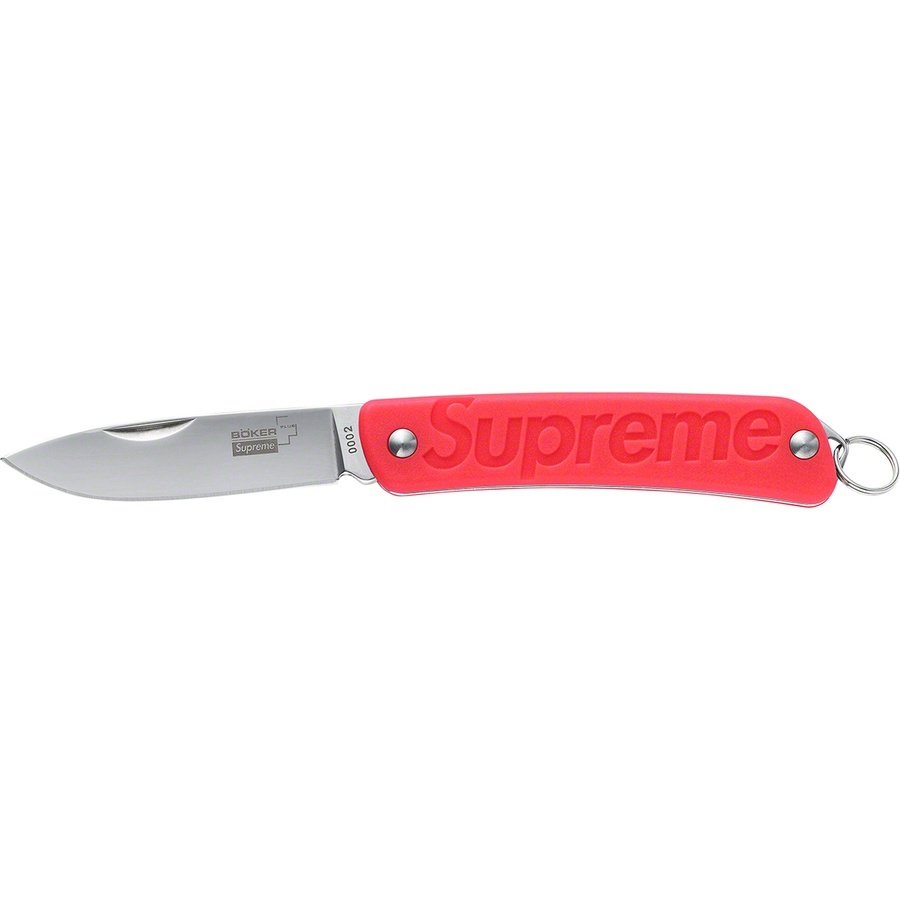 SUPREME® /BOKER GLOW IN THE DARK KEYCHAIN KNIFE 小刀鑰匙圈 夜光綠/紅