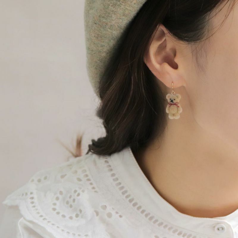 Ayatorie 熊仔耳環