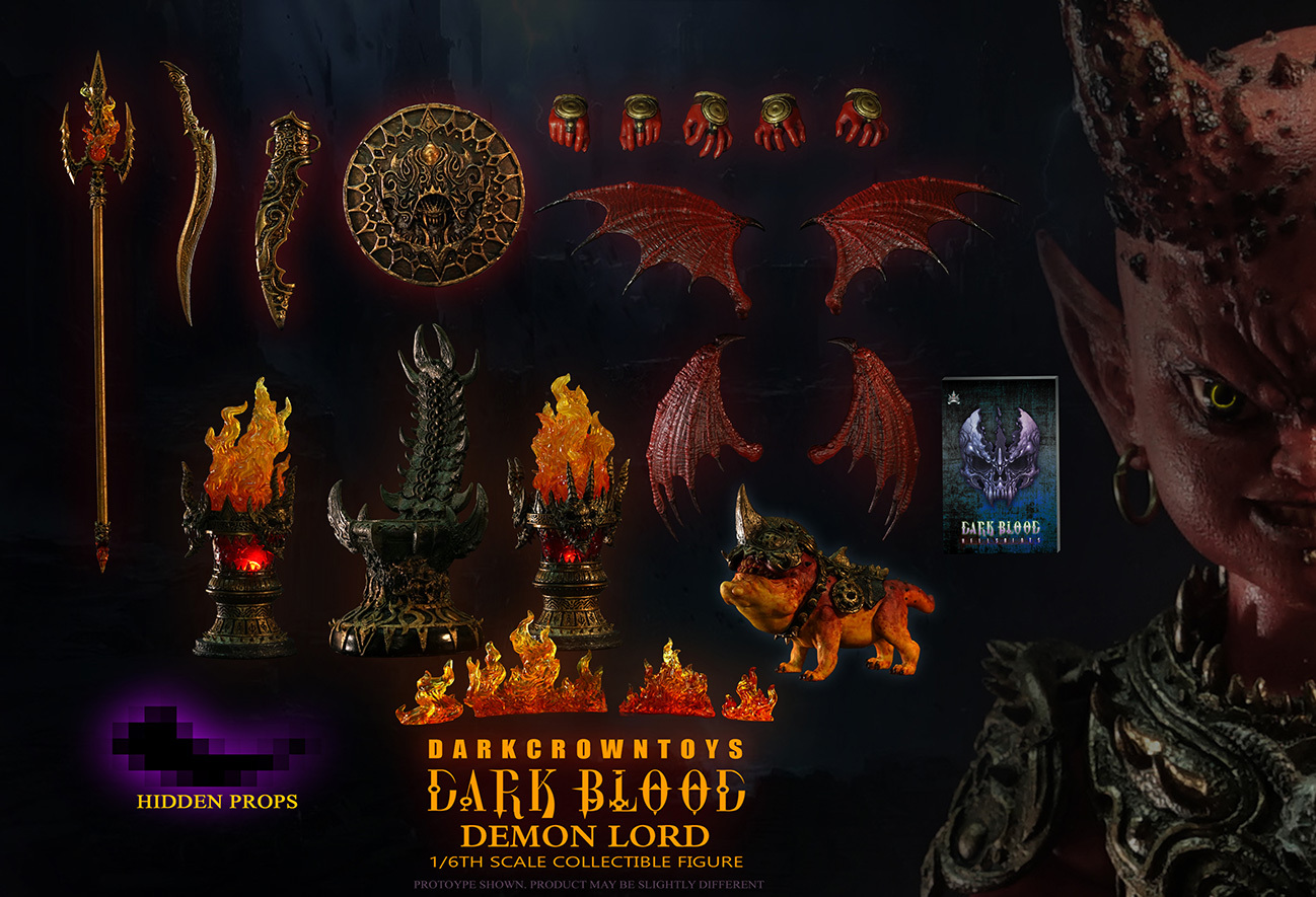 暗黑王冠 : 1/6 Dark Blood 05 Demon Lord (With Bonus Part) Darkcrown Toys Dark Crown