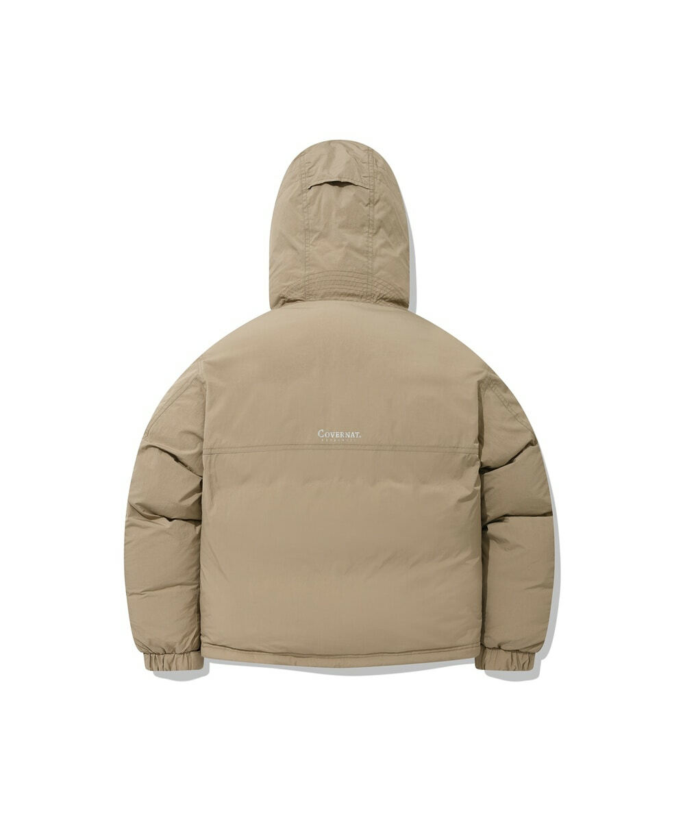 COVERNAT  RDS Utility 防潑水 羽絨外套 大衣 米色