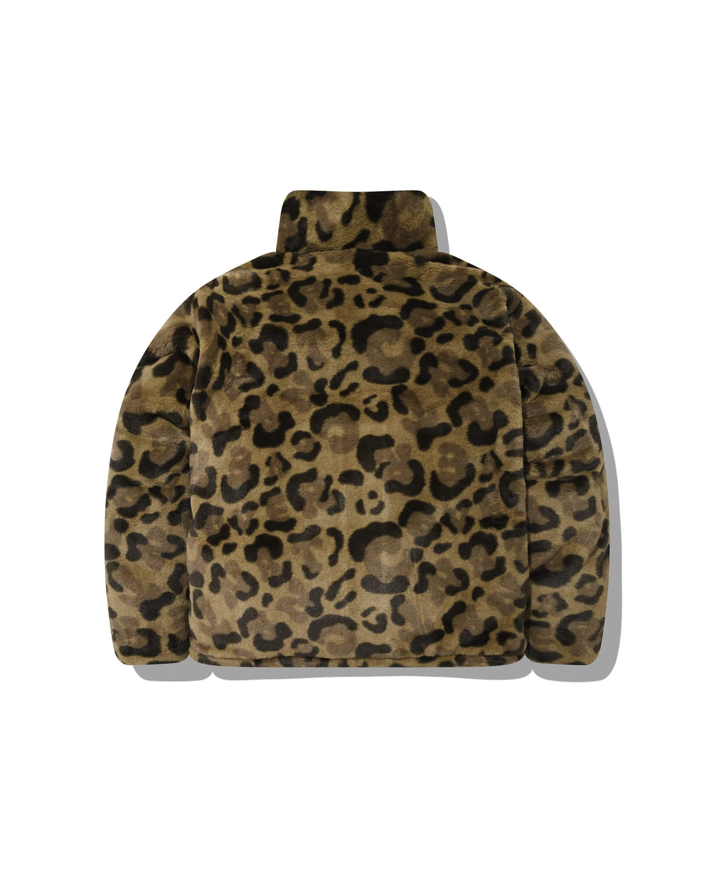 COVERNAT  RDS 豹紋 雙面 短款 羽絨外套 棕色