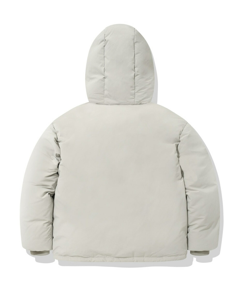 COVERNAT  蓬鬆羽絨外套 派克 大衣 灰色