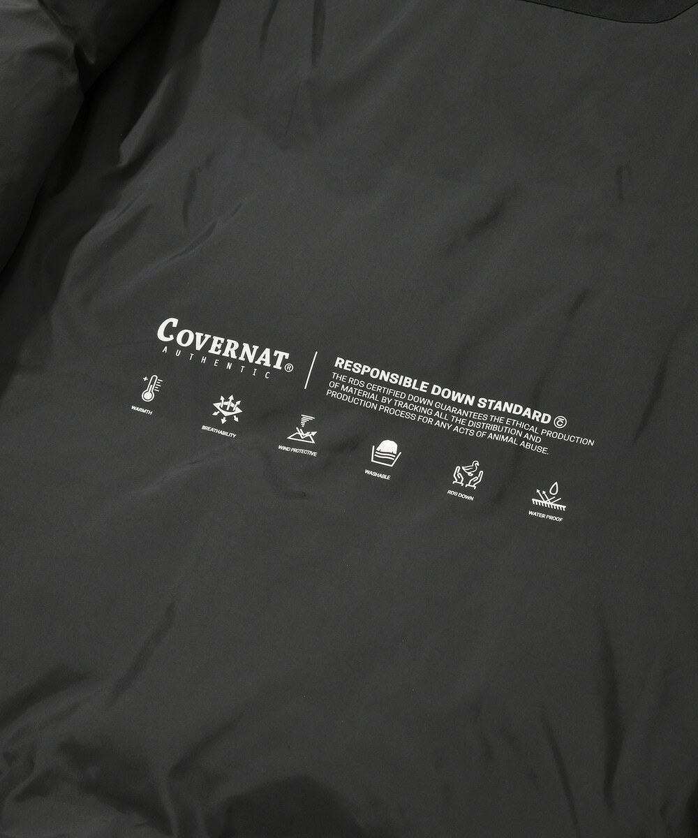 COVERNAT  蓬鬆羽絨外套 派克 大衣 黑色