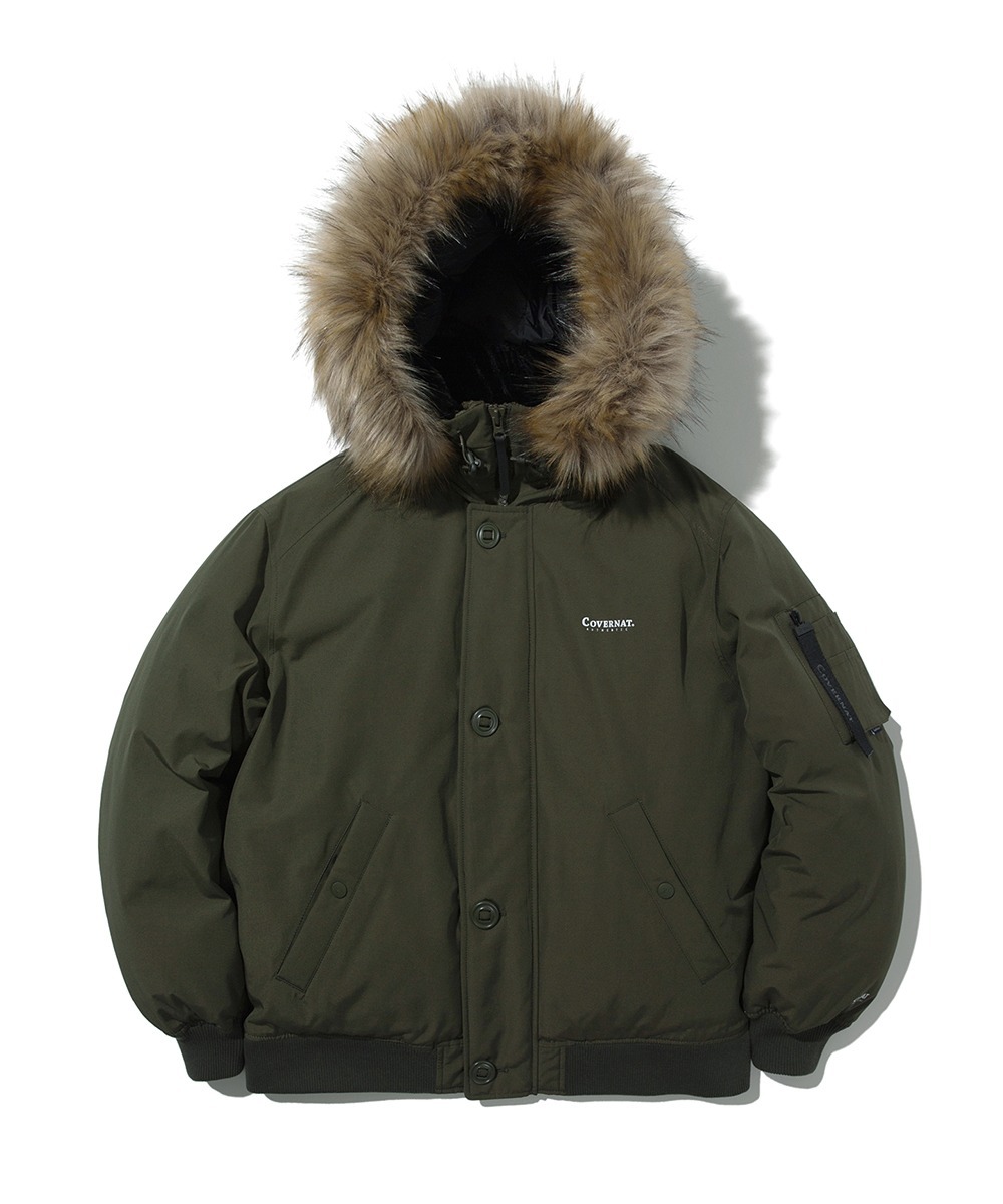 COVERNAT  Wolverine 短款 羽絨外套 橄欖綠