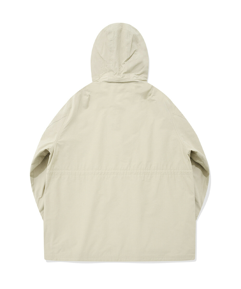 COVERNAT 打蠟狩獵 夾克外套 大衣 米白色
